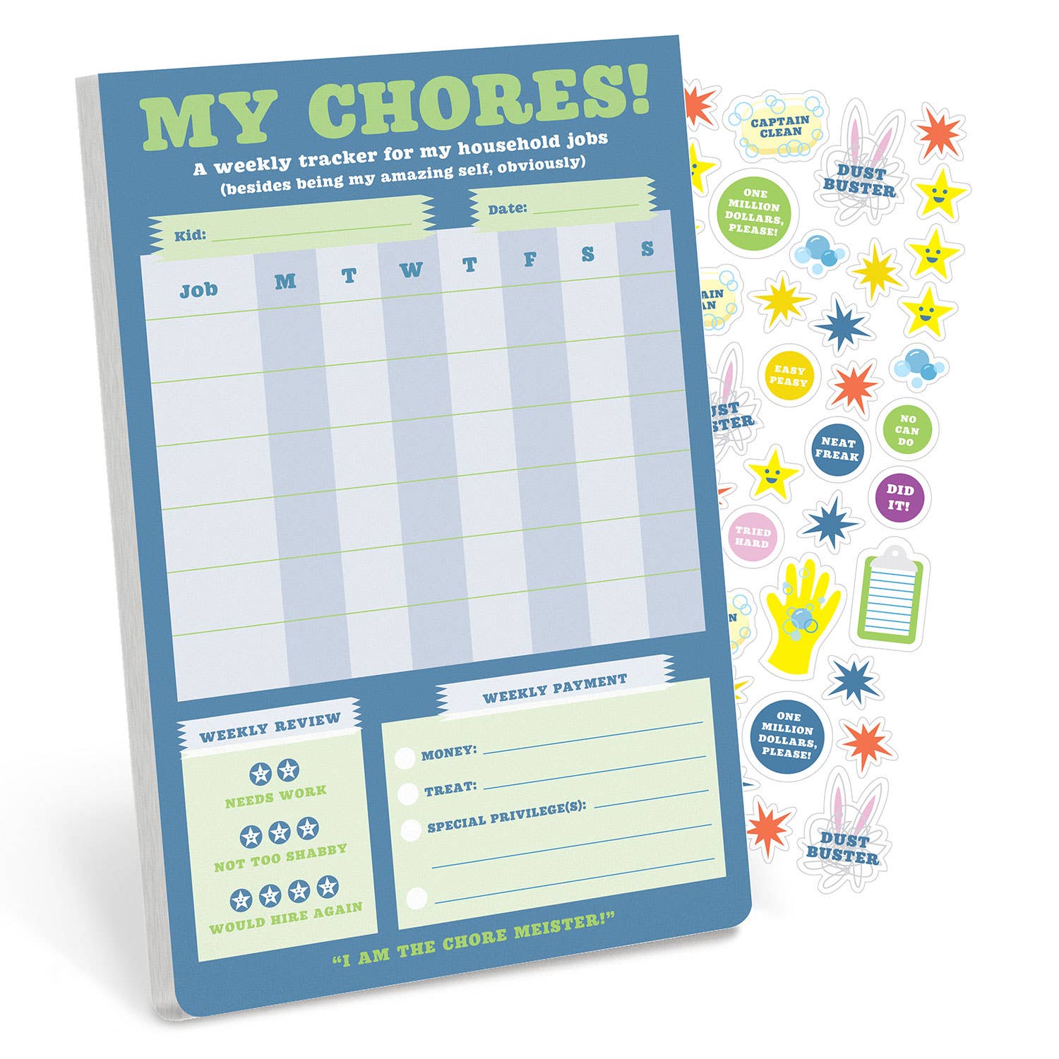Knock Knock Kids Chore Chart Can-Do Pads