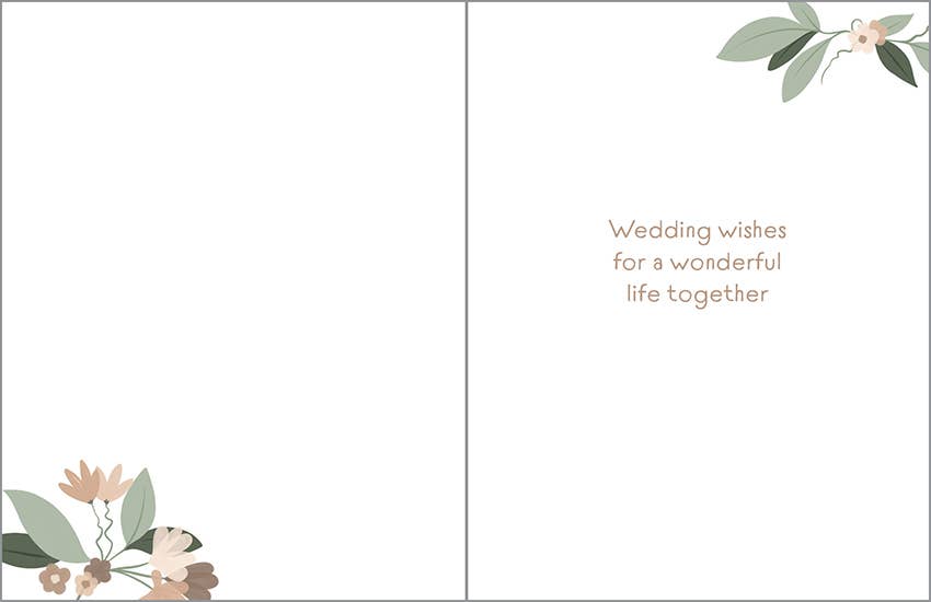 Wedding Greeting Card - Tiered Cake