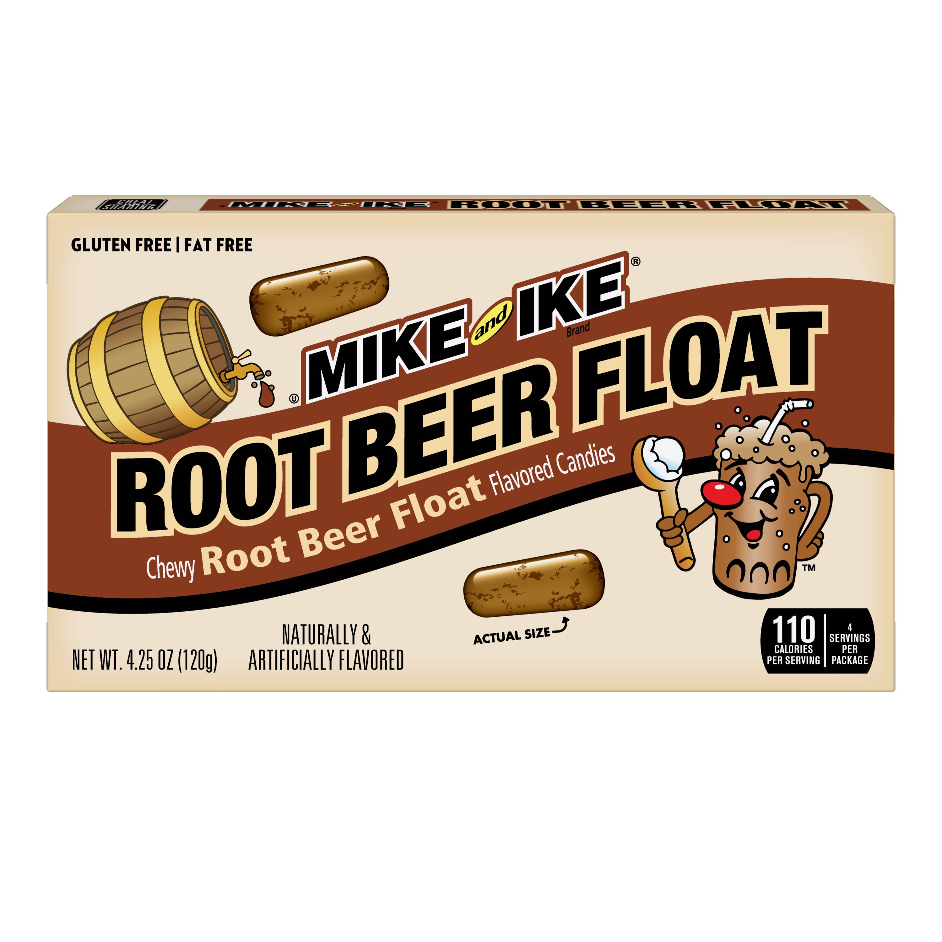 Mike & Ike Root Beer Float Theater Box 4.25oz