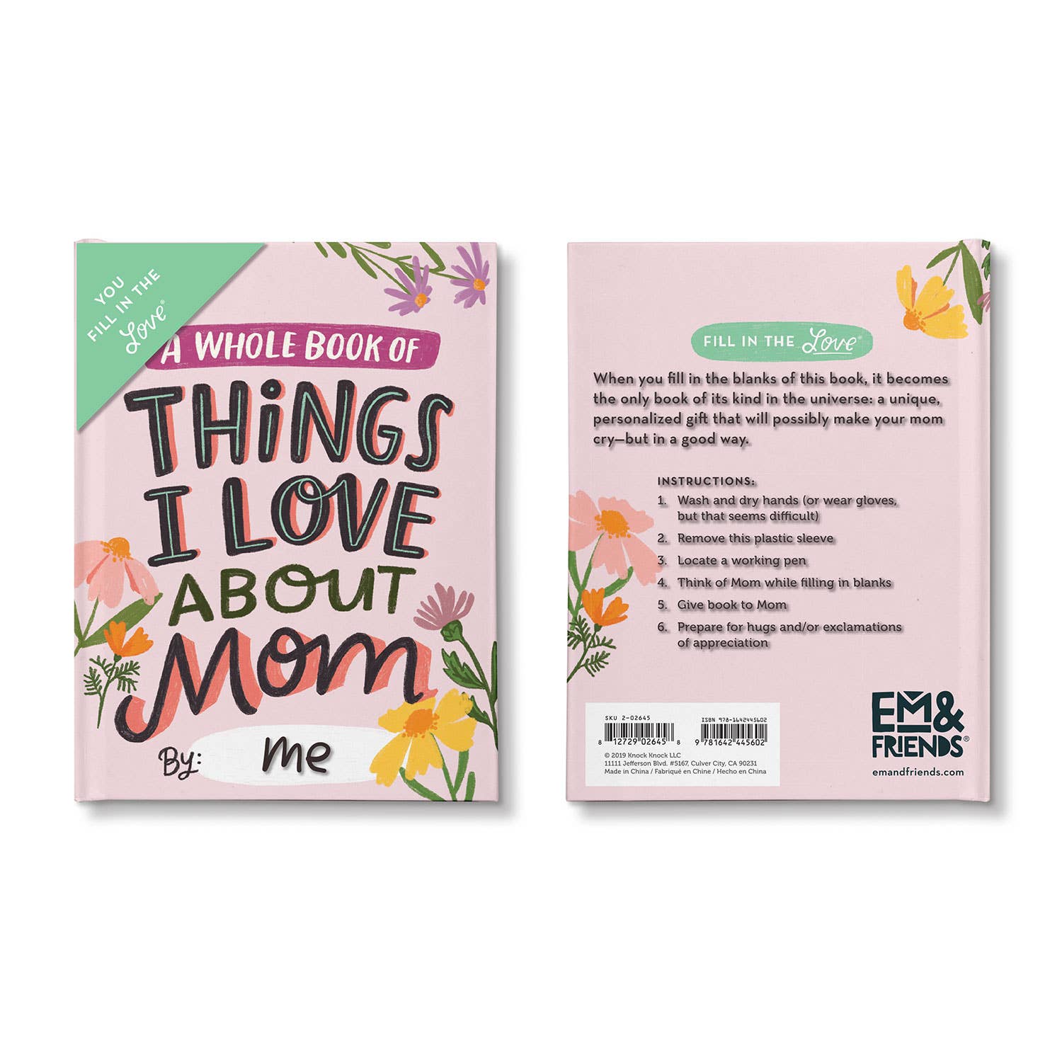 About Mom Fill in the Love Journal