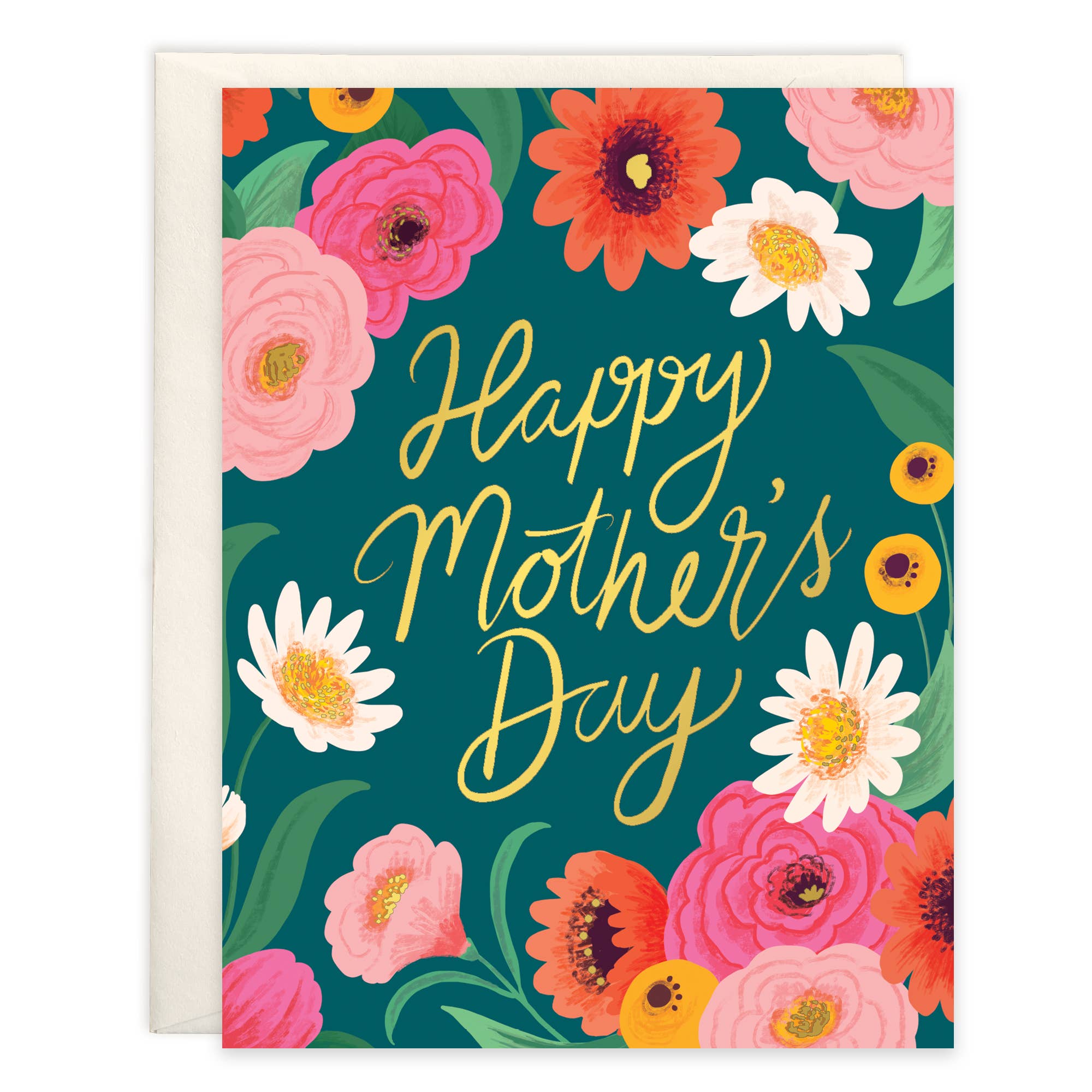Mother's Day Greeting Card - Daisies & Blooms