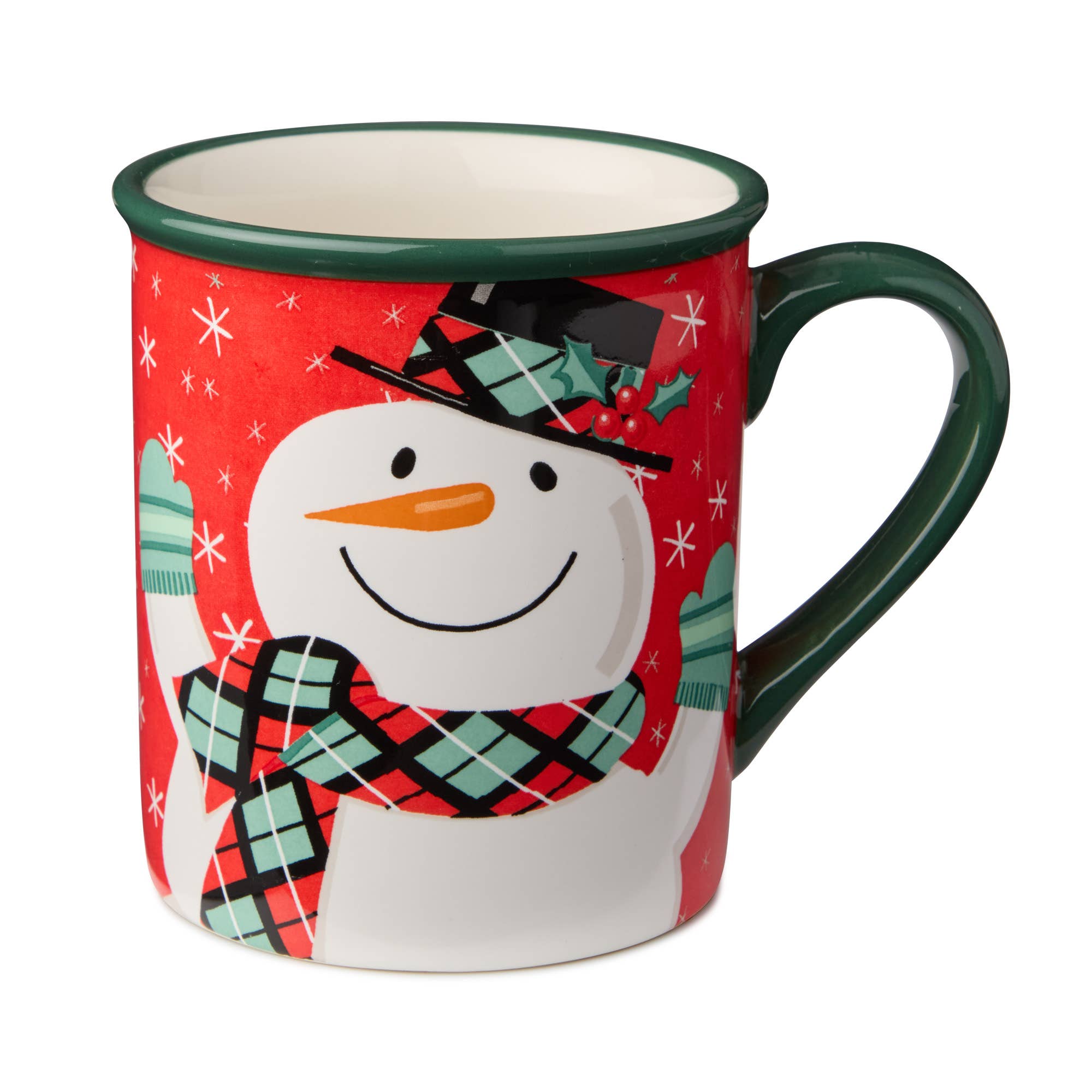 Christmas Whimsy Snowman Mug 18 oz