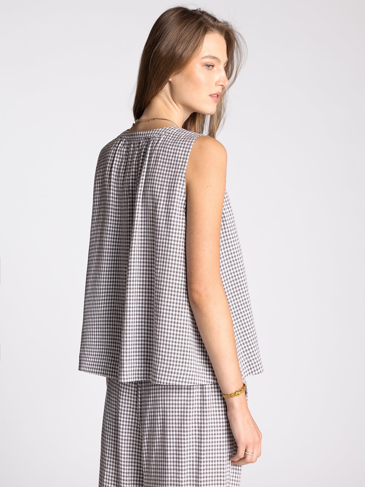 Caelis Gingham Tank Top