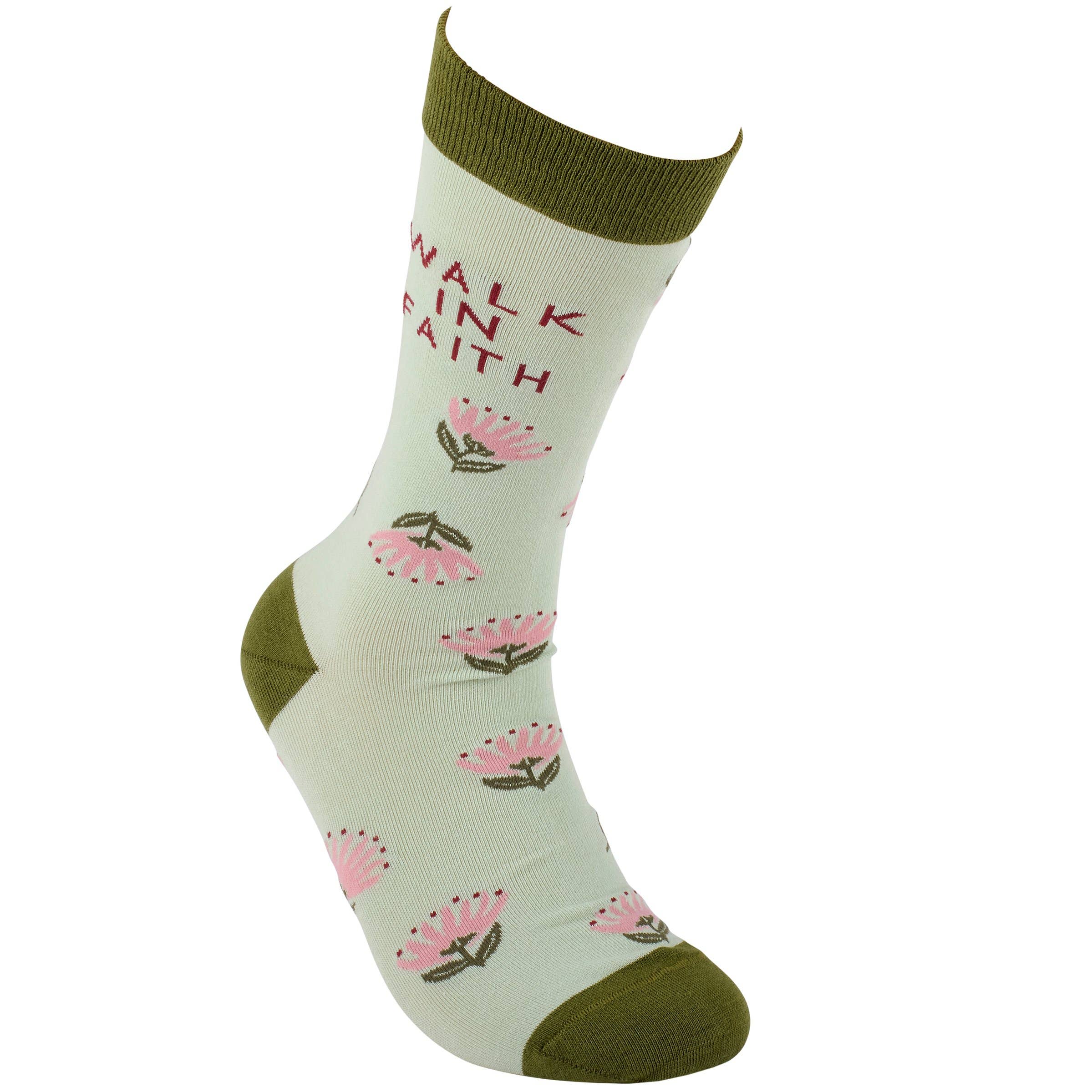 Walk In Faith Socks