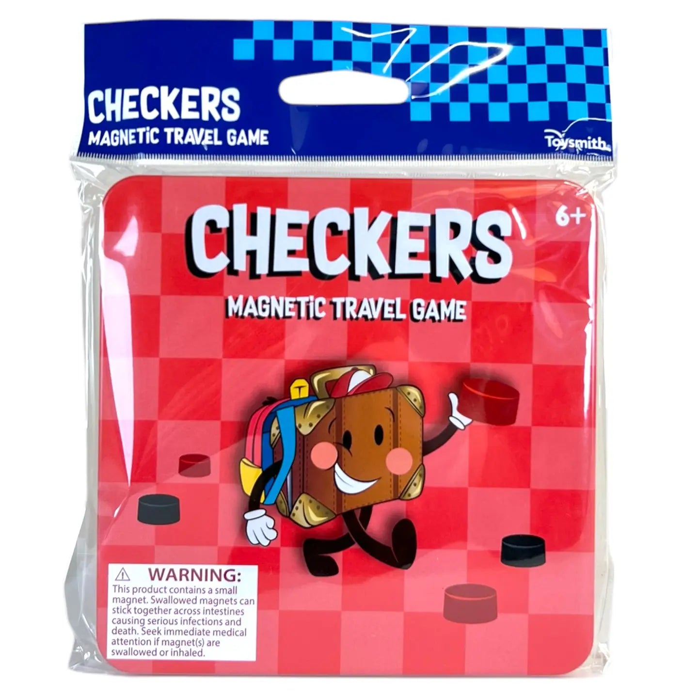 Checkers Magnetic Travel Game