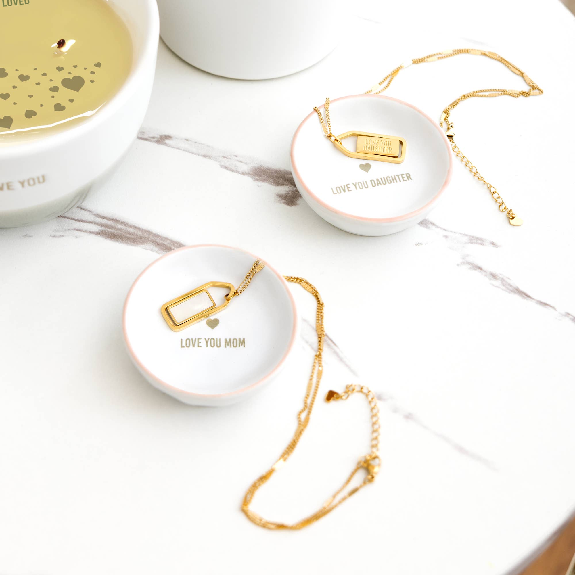 Love You Daughter Trinket Dish