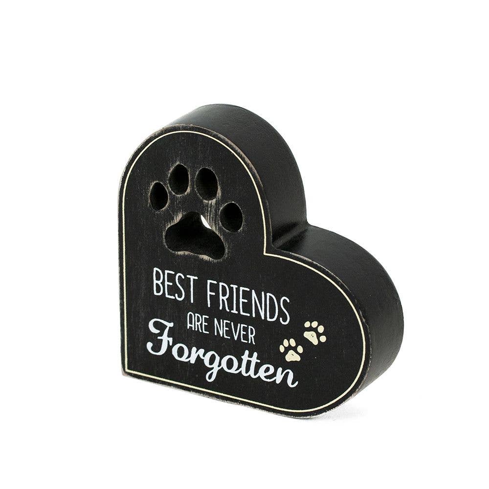 Forever In Our Hearts Paw Print Decor