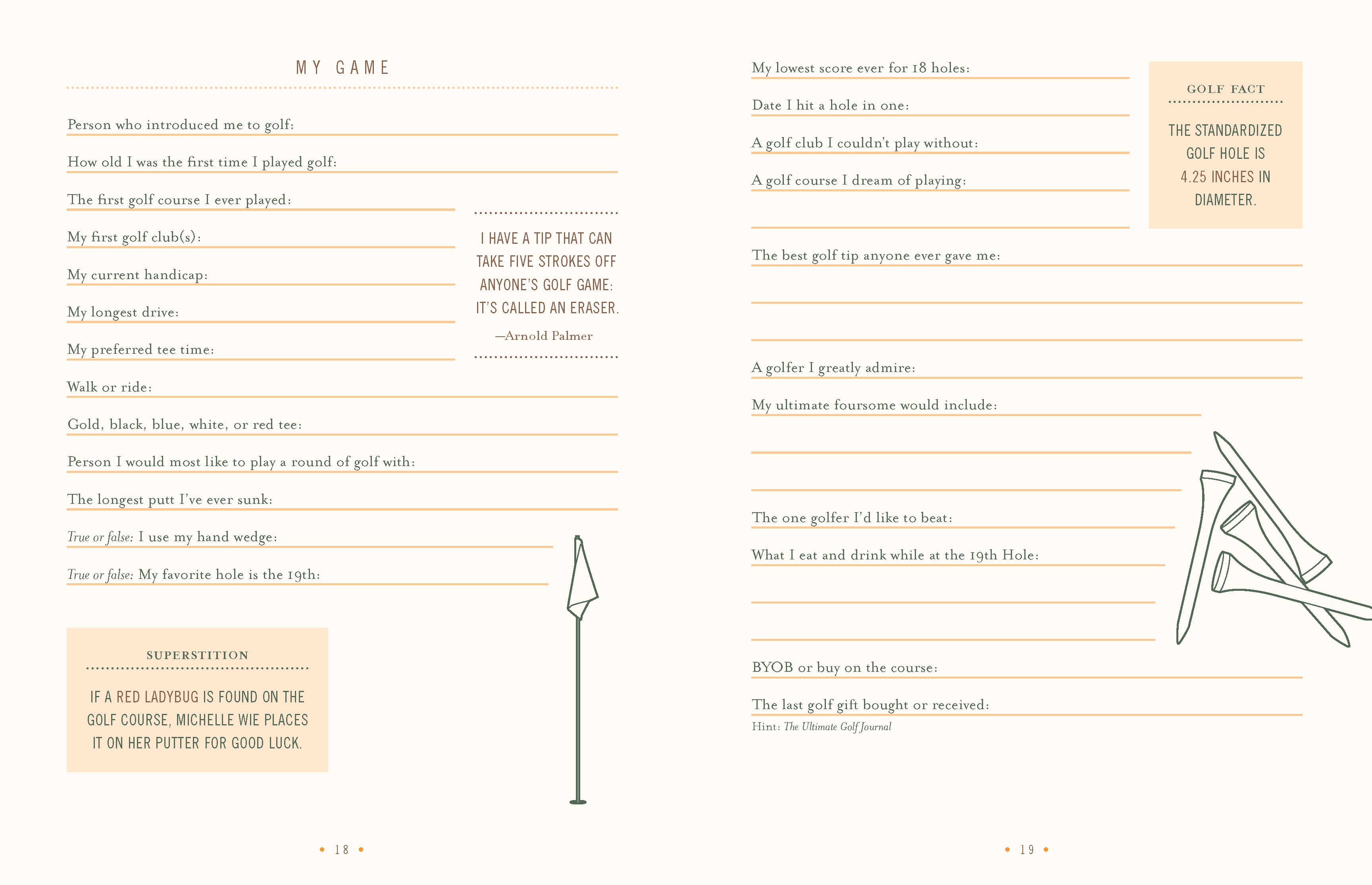 Ultimate Golf Journal