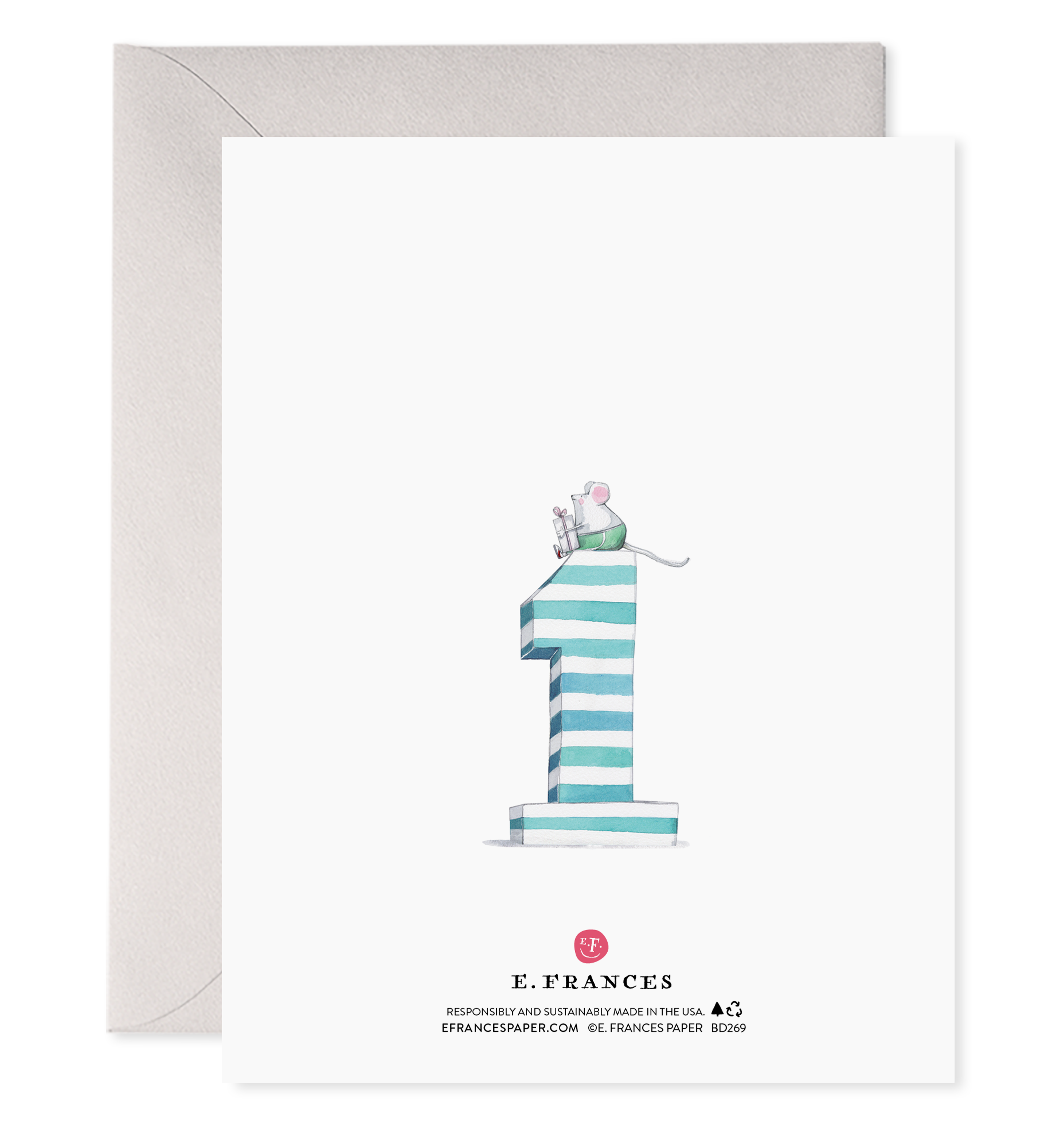 1st Birthday Greeting Card