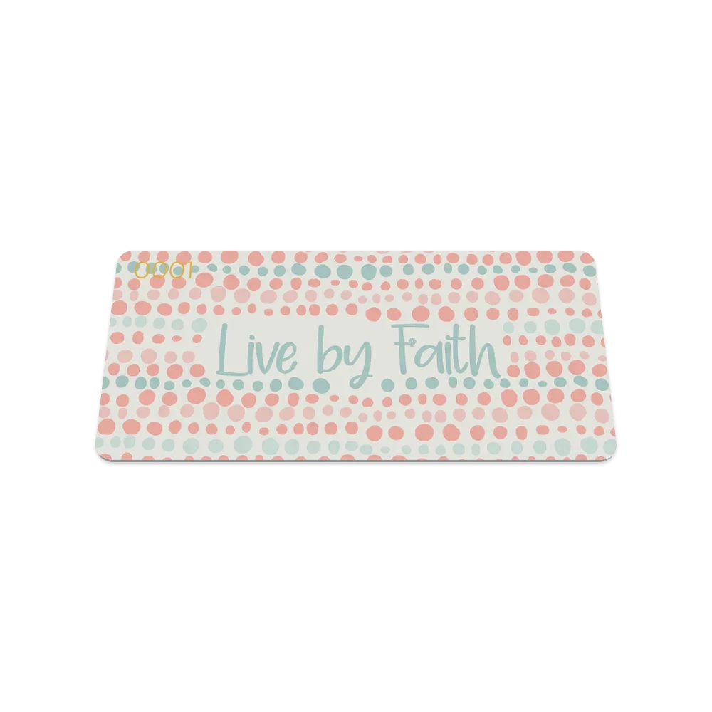 Live By Faith Bible Verse Bracelet