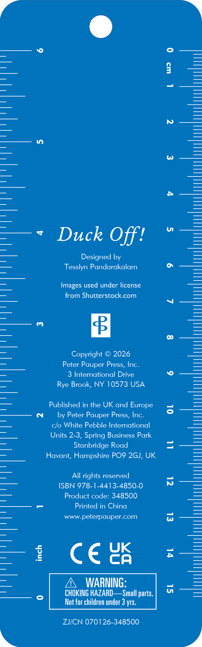 Duck Off I'm Reading Beaded Bookmark | Funny Book Lover Gift