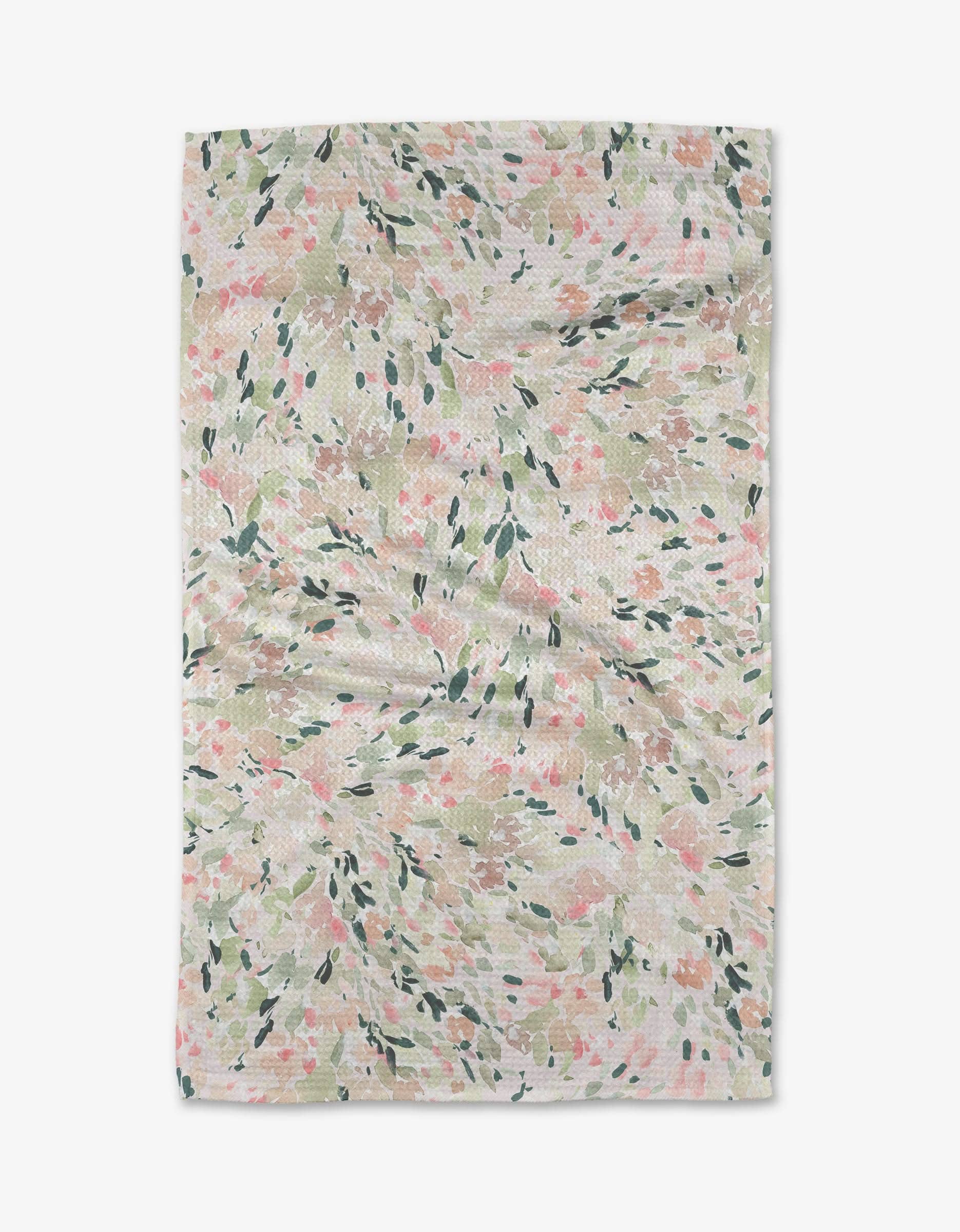 Geometry Blossoms Tea Towel