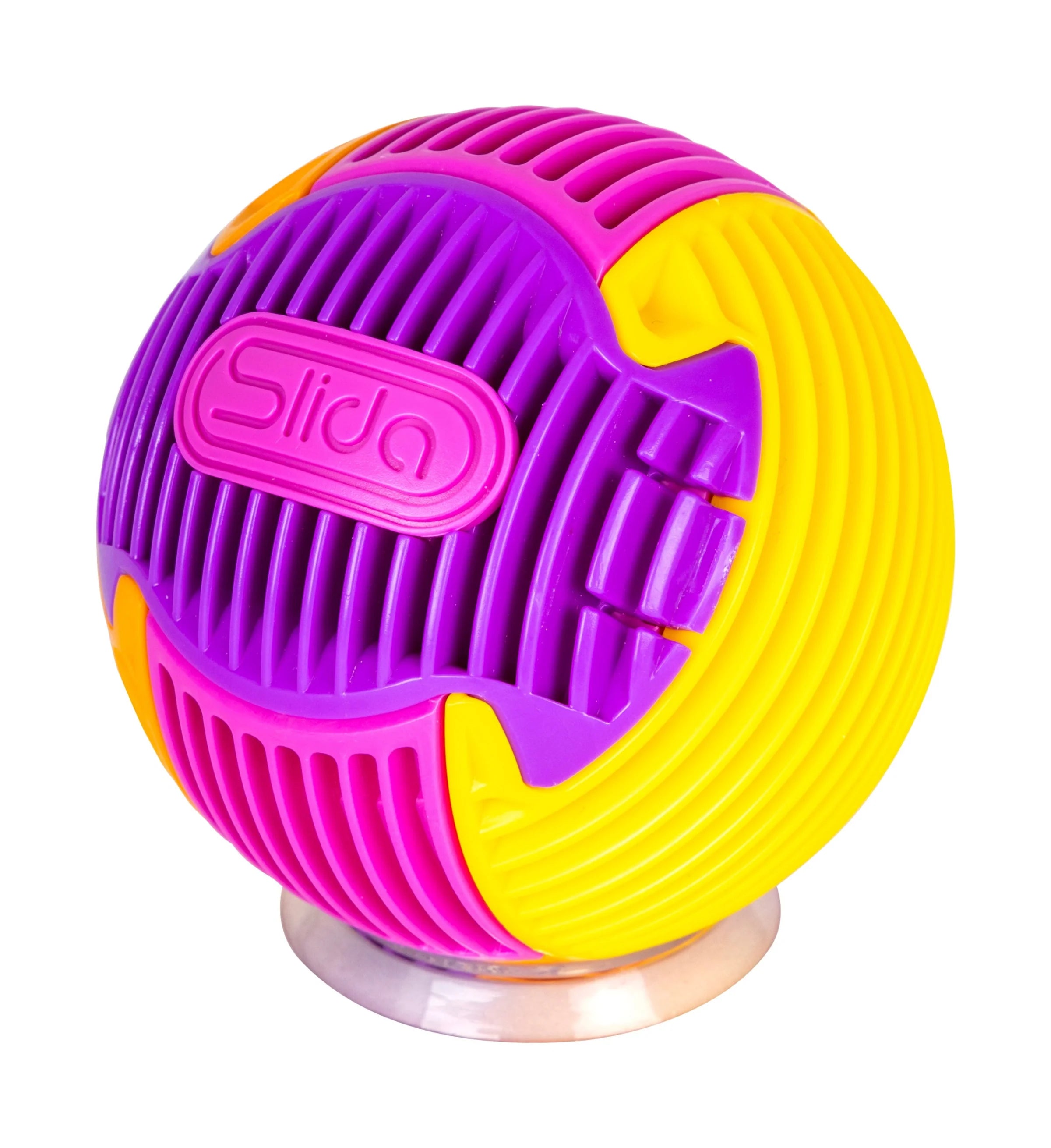 Colorful Duncan SLIDA interactive brain puzzle toy in sphere shape