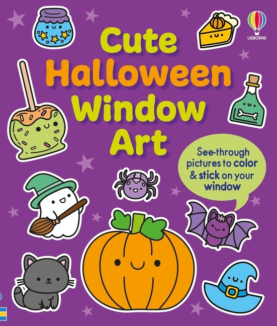 Cute Halloween Window Art Book by Usborne