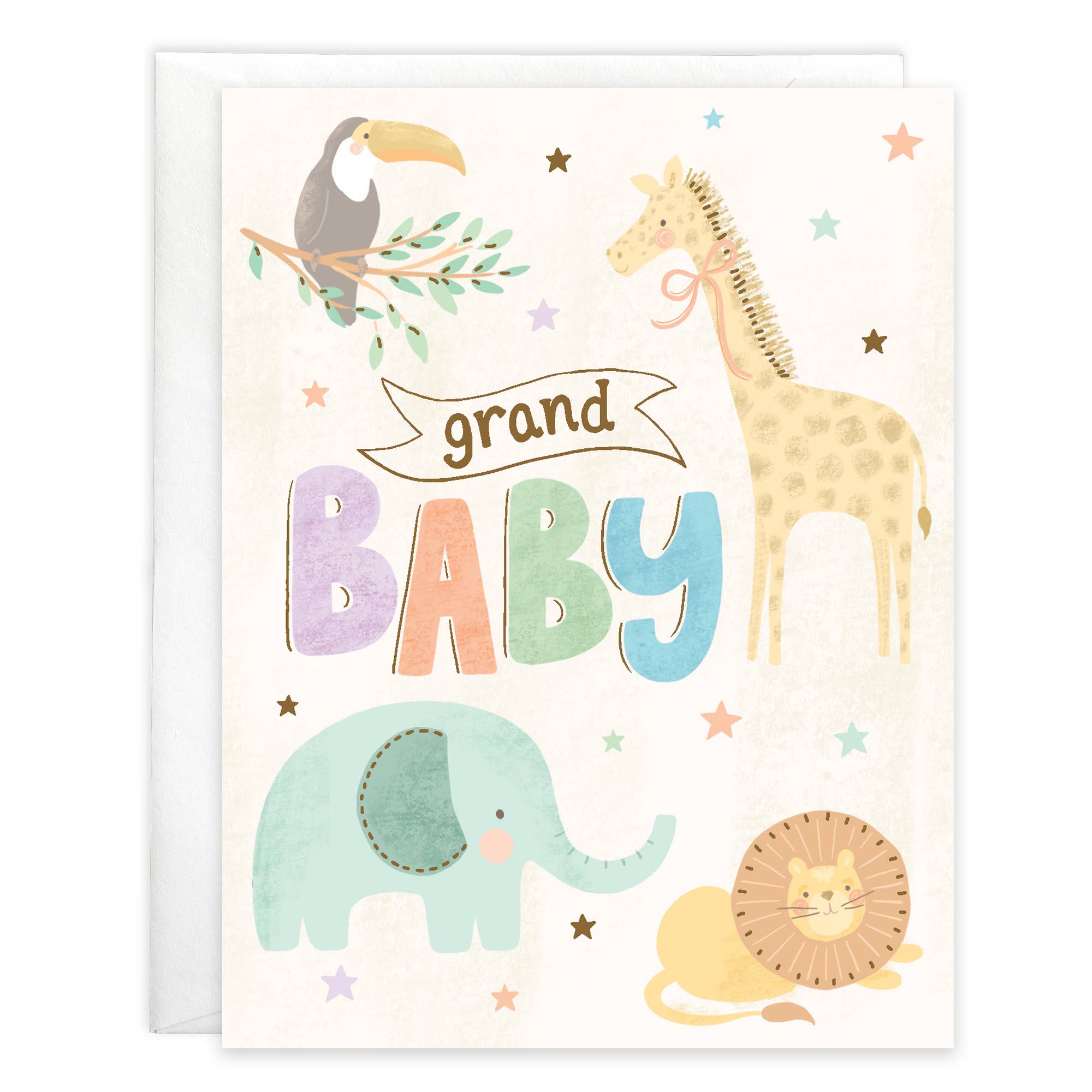 Baby Greeting Card for Grandparent - Jungle Grand Baby