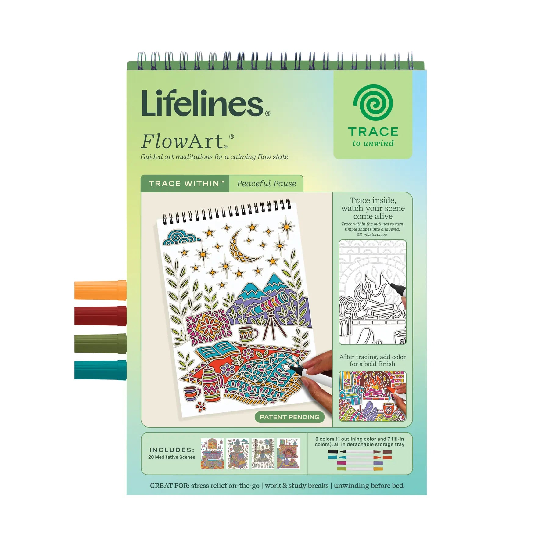Lifelines FlowArt Trace Within – Peaceful Pause