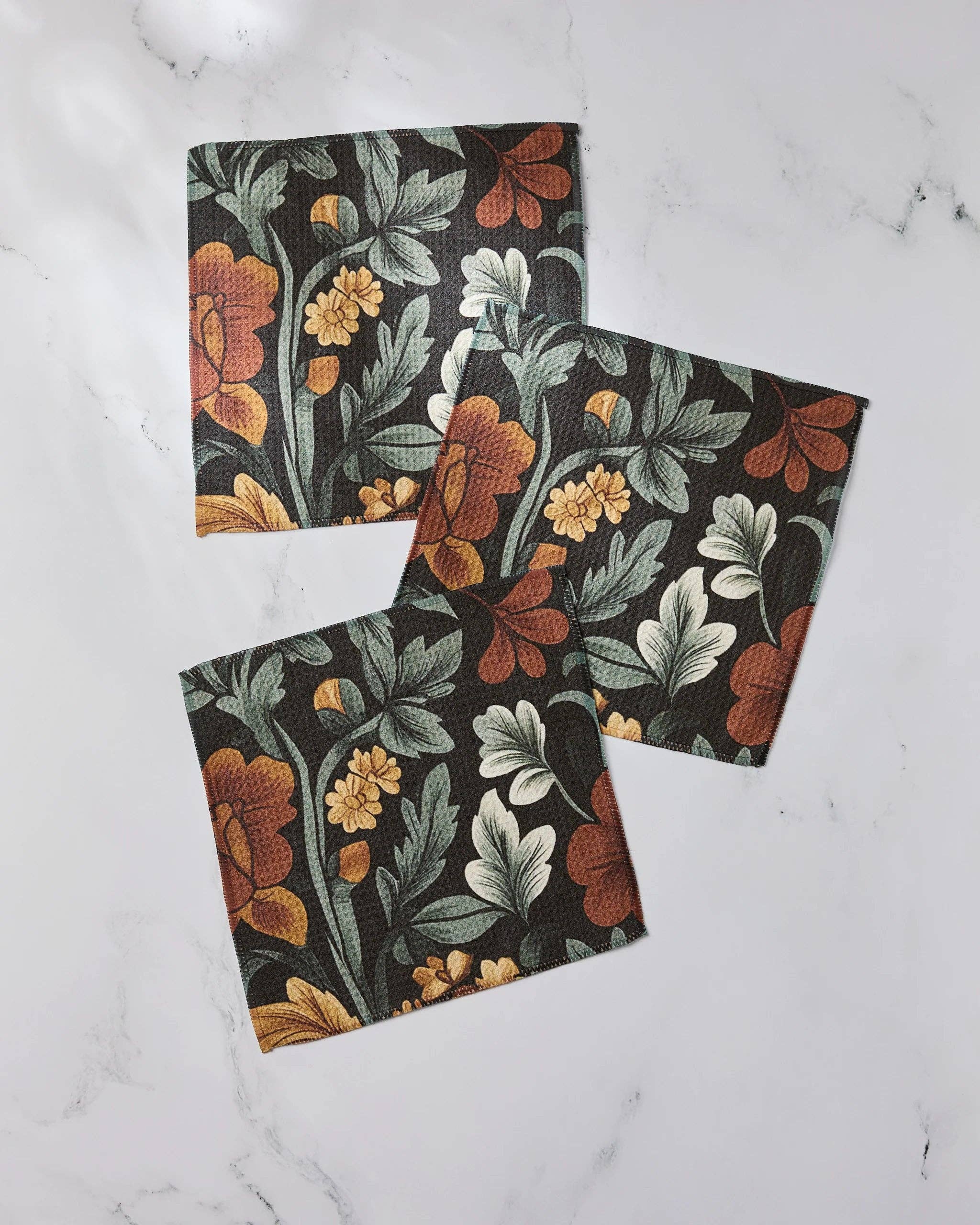 Geometry Classic Floral Dishcloth Set