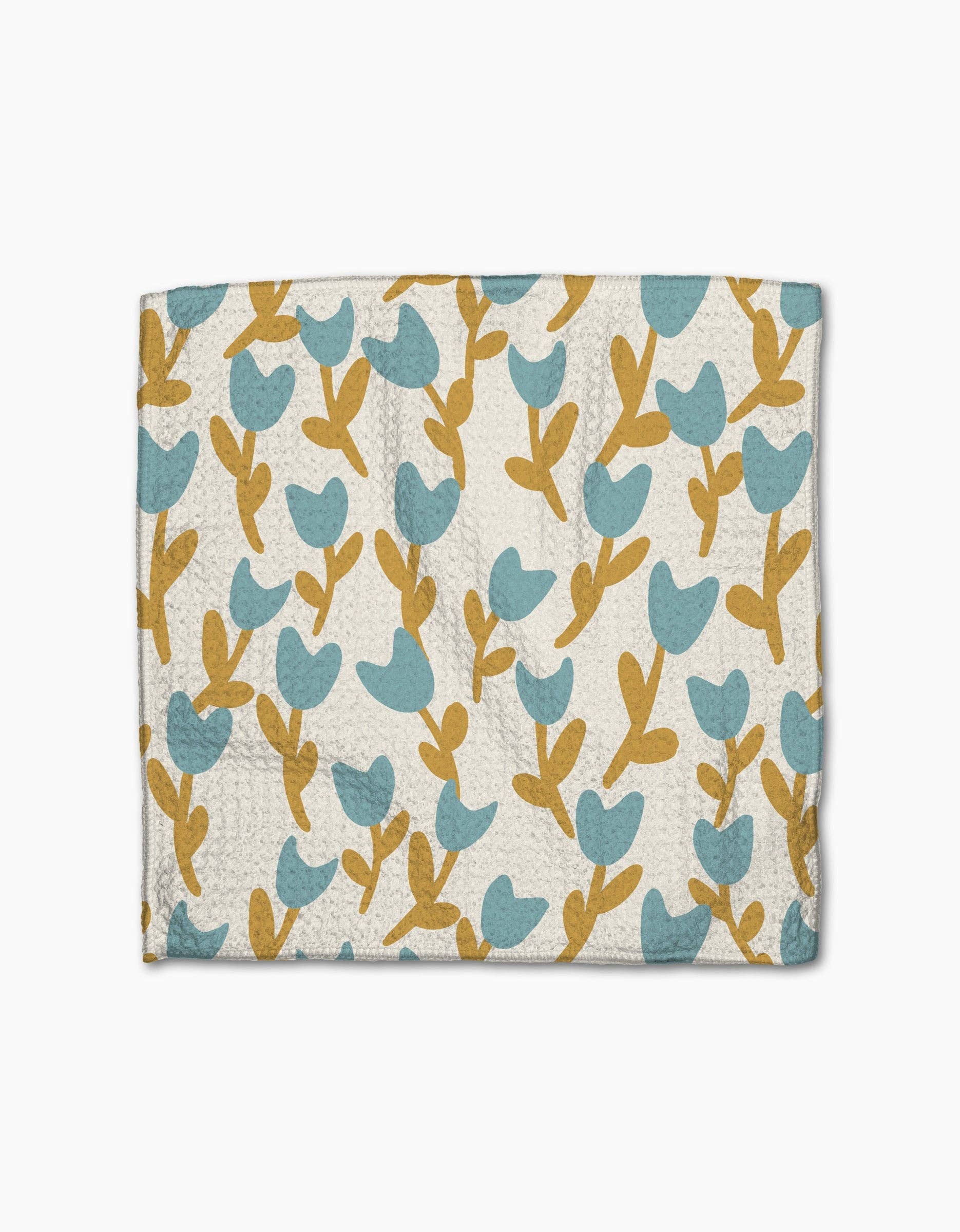 Geometry Polka Dot Blooms Dishcloth Set