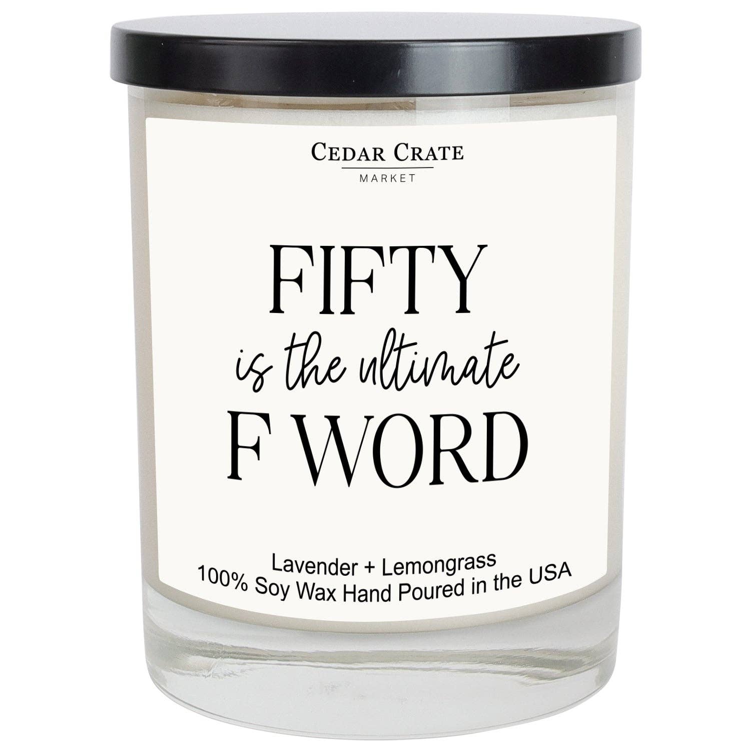 Fifty Is The Ultimate F Word Candle
