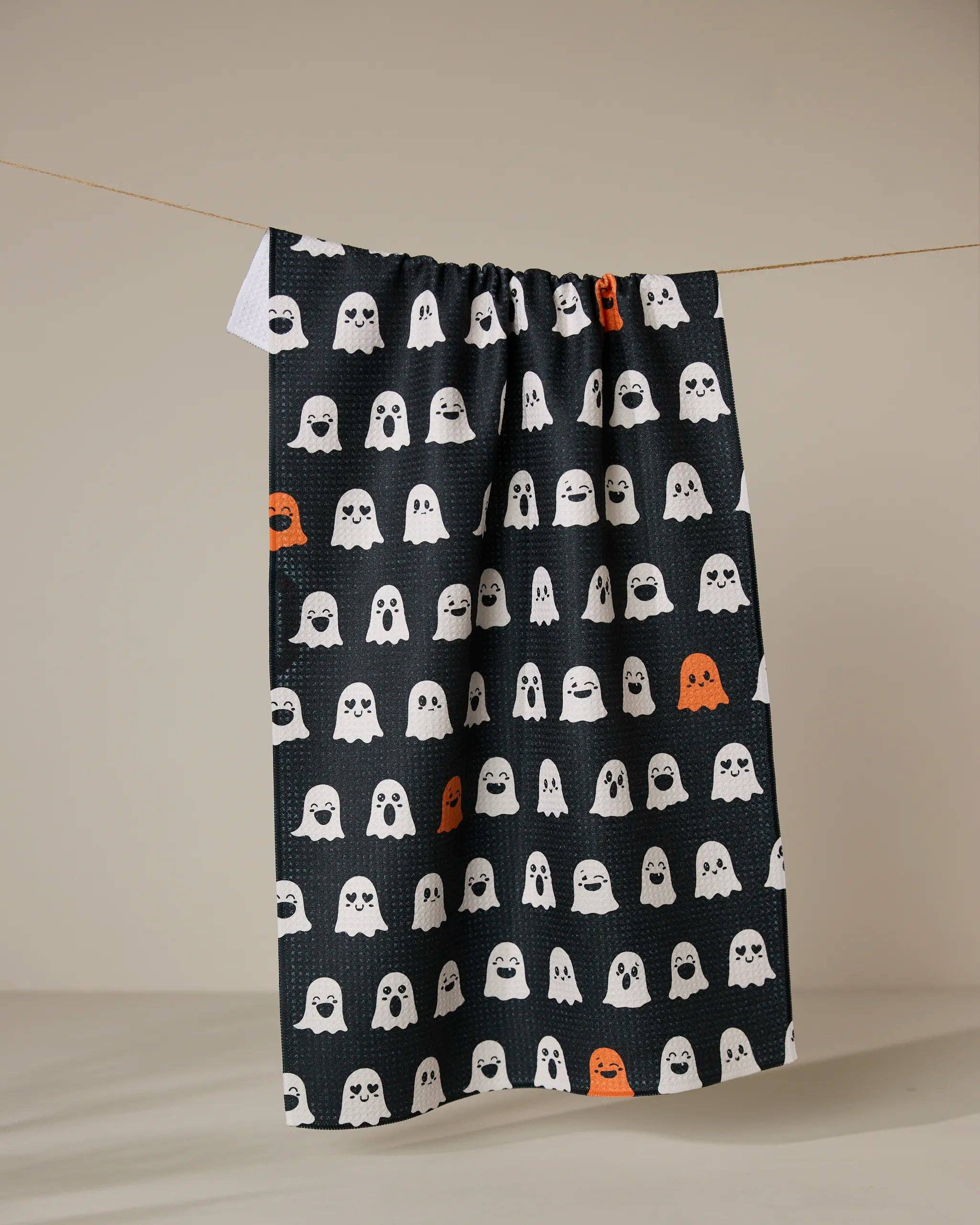 Geometry Emotional Boos Tea Towel