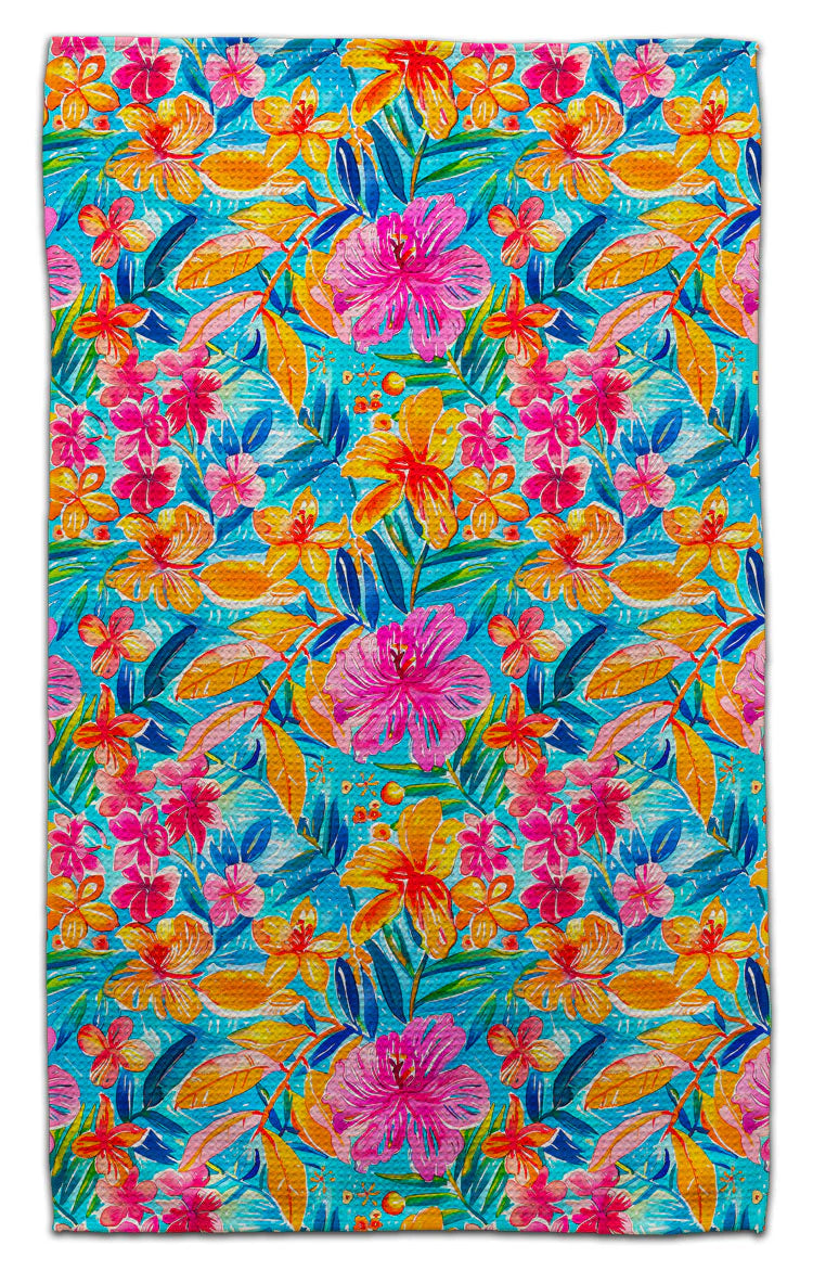 eco-friendly-floral-tea-towel-cj-bella-pink-orange