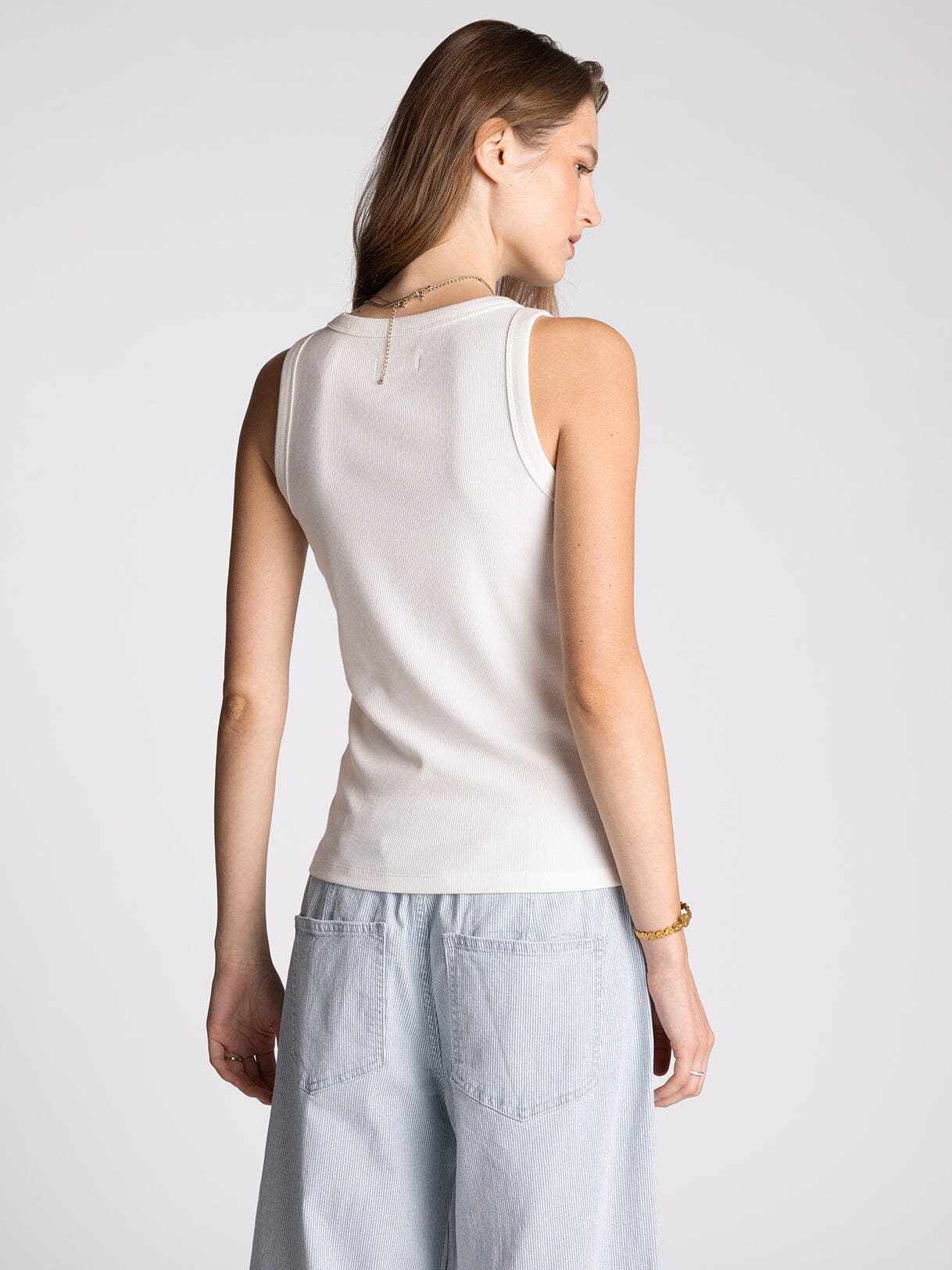 Elowen Half Button Front Tank Top