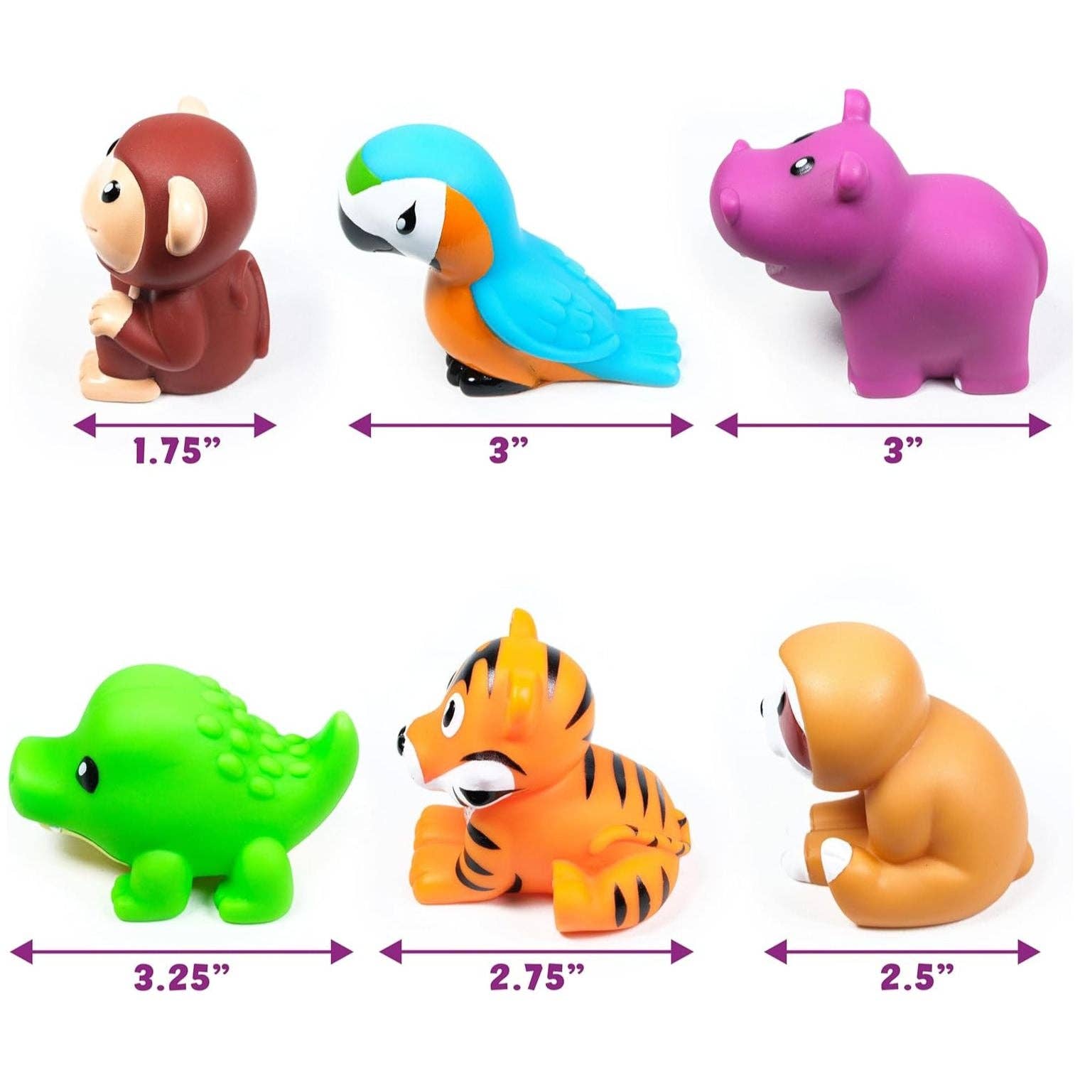 Tub Works® Rainforest™ Mold Free Bath Toys