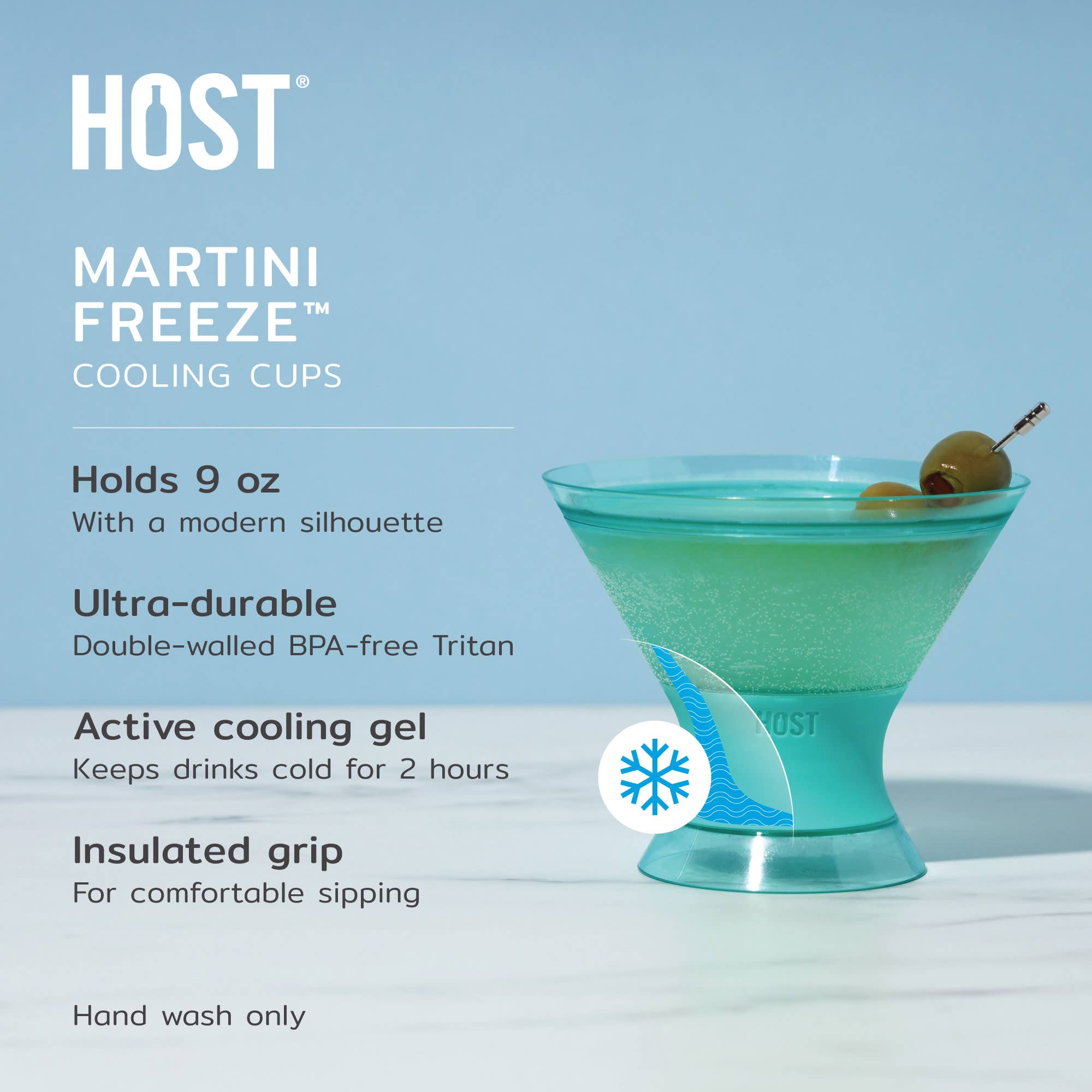 Martini FREEZE Cooling Cup