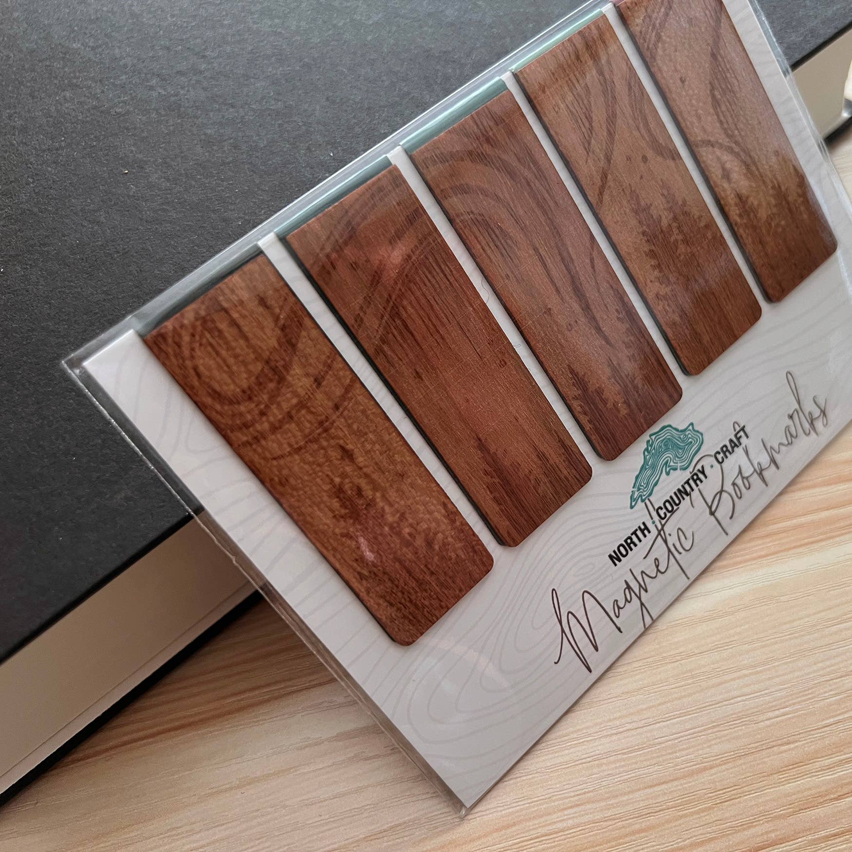 Northern Lights Magnetic Wooden Bookmarks