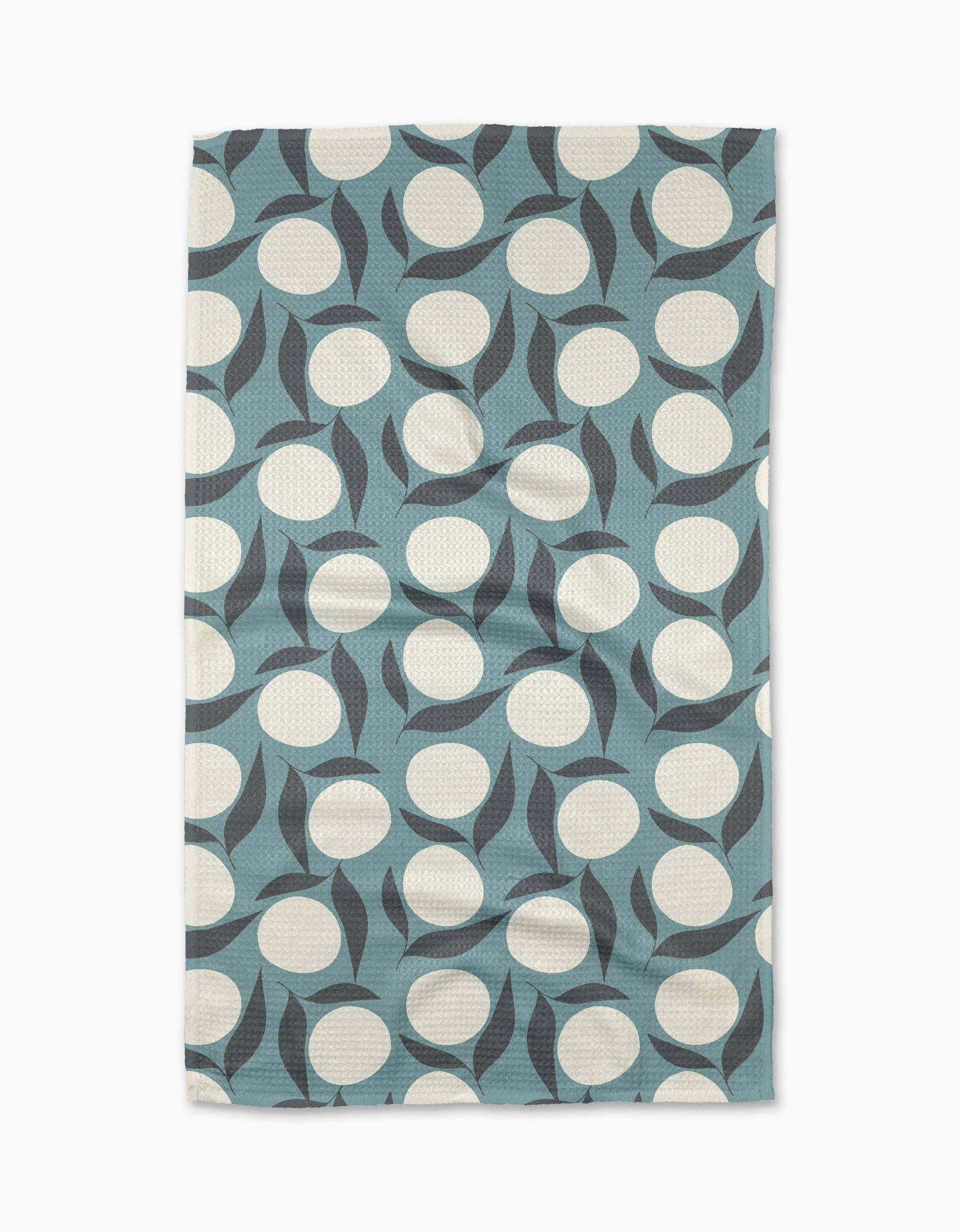 Geometry Bouncing Blooms Tea Towel