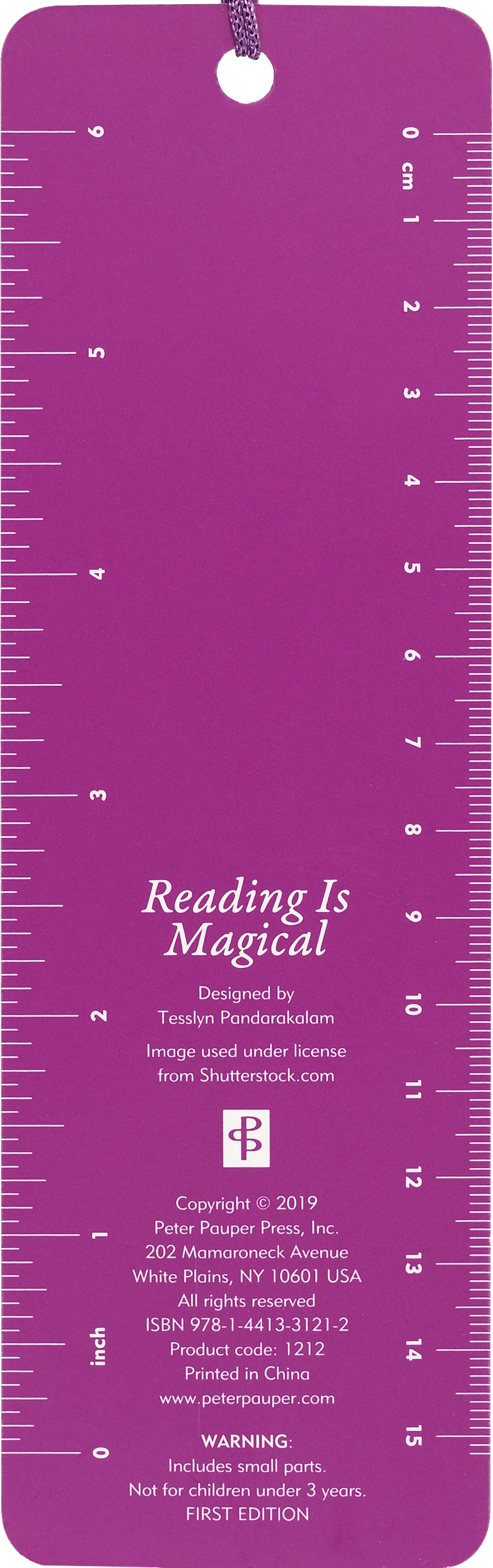 Reading Is Magical Children's Bookmark