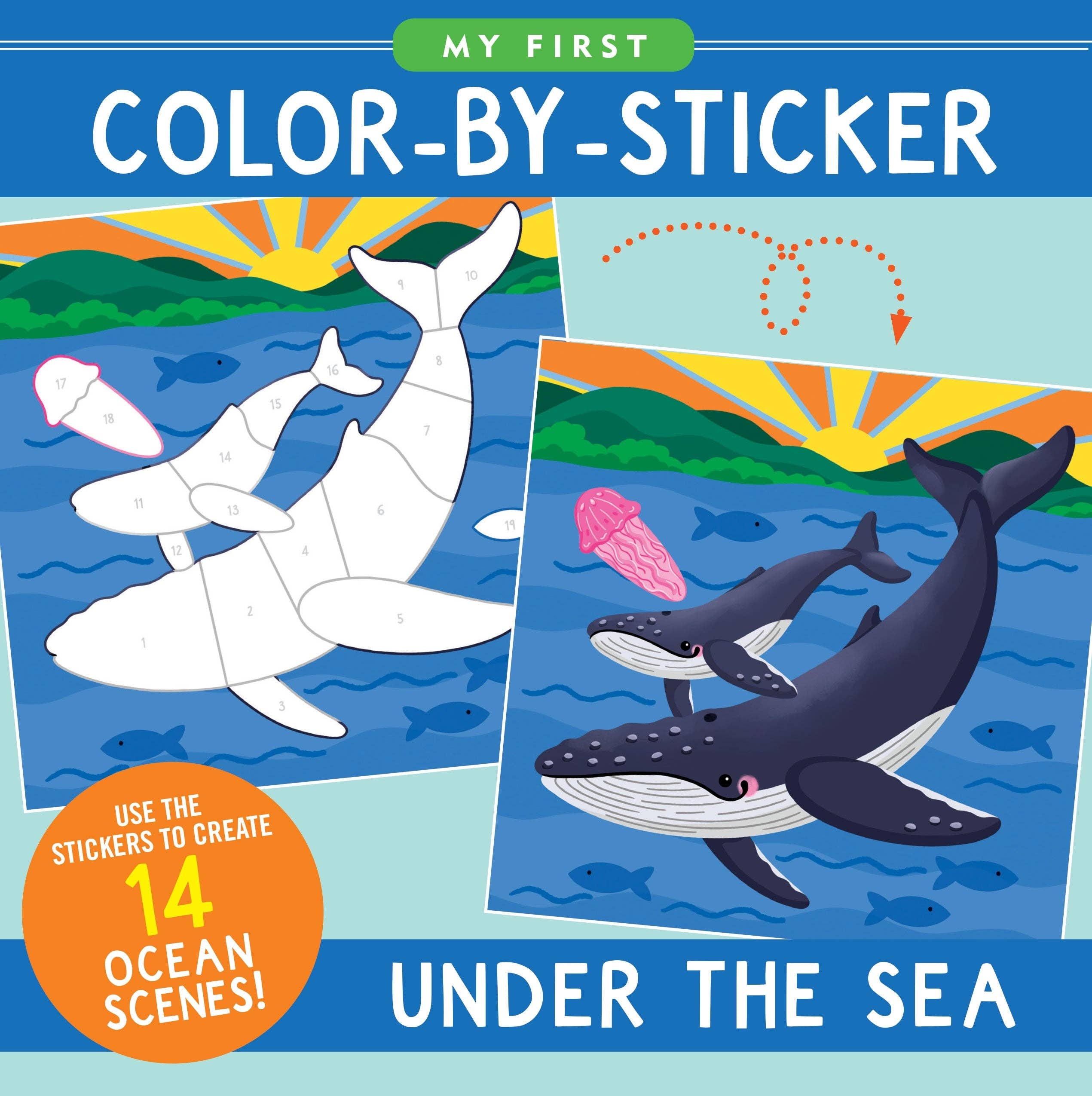 My First Color-By-Sticker Book -Under the Sea