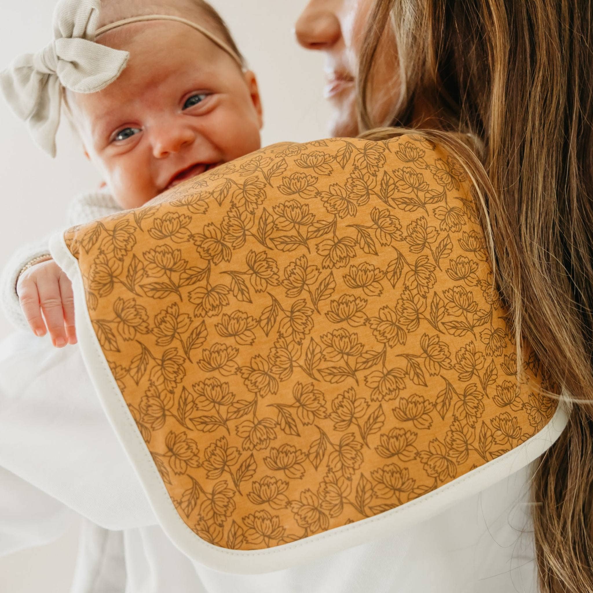 Copper Pearl Eden Premium Burp Cloth Set