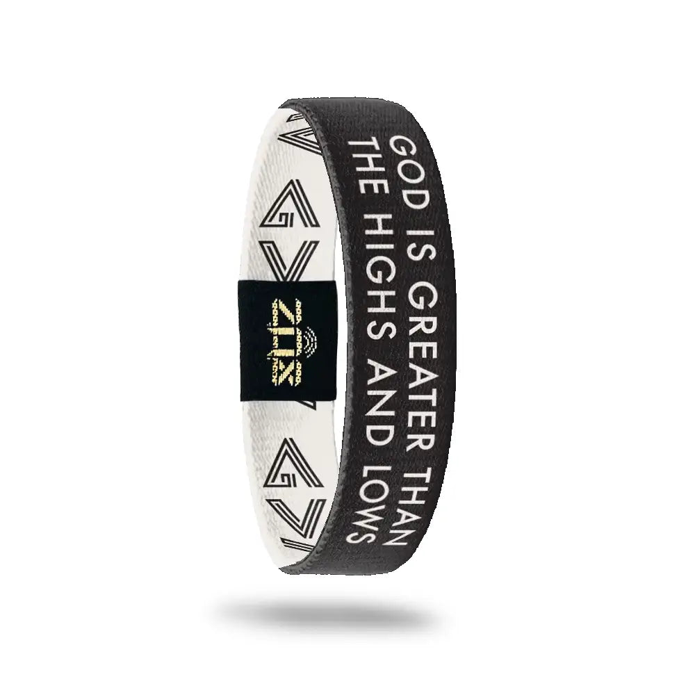 Zox God Is Greater Bible Verse Bracelet