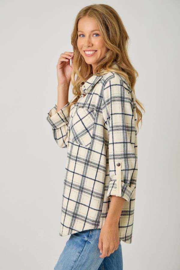 Plaid Shirt Jacket