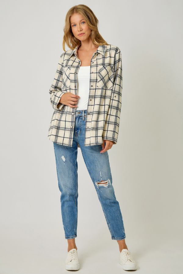 Plaid Shirt Jacket