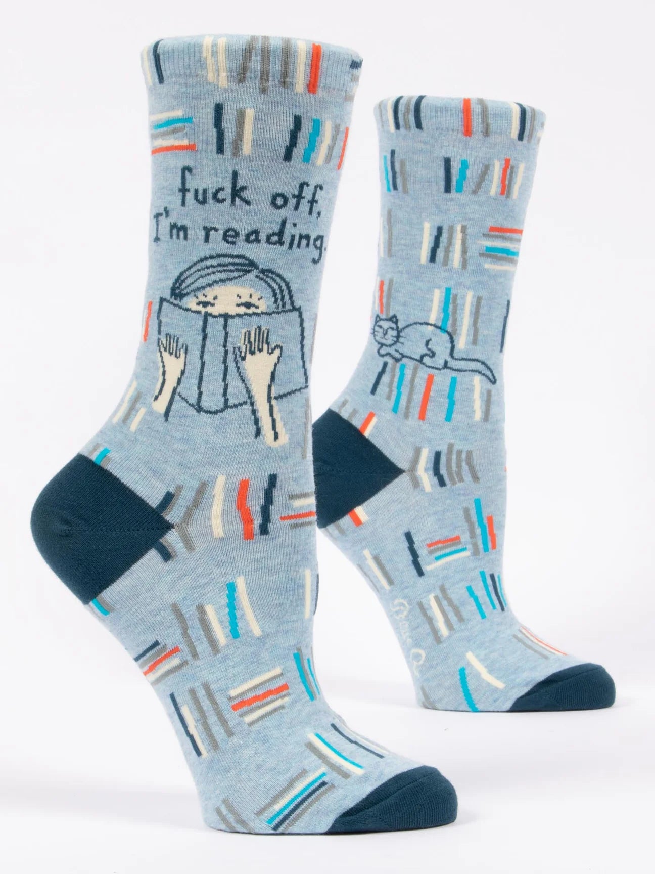 F*ck Off I'm Reading Crew Socks