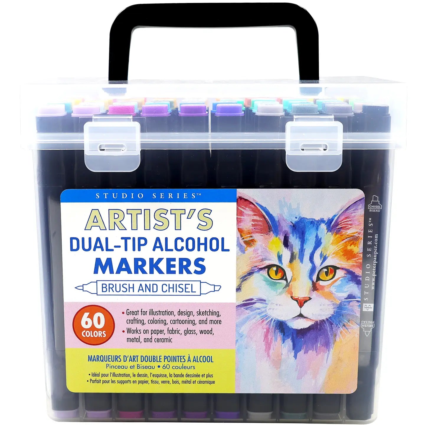 Studio Series Artist's Dual-Tip Alcohol Markers (Set of 60)