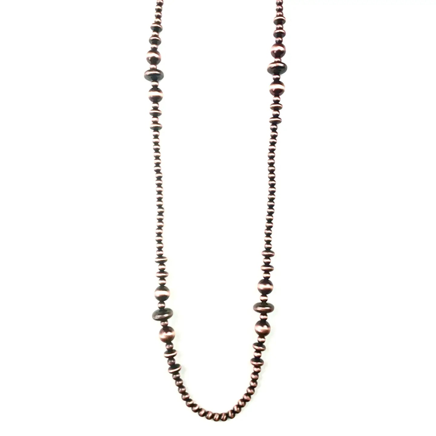 Mixed Faux Navajo Pearl X-Long Necklace