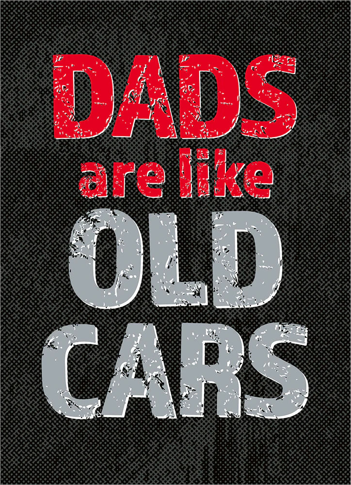 Dad Like An Old Car Father's Day Card