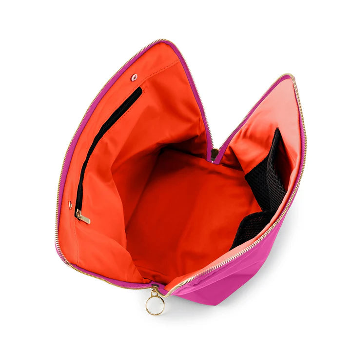 Vacationer Bubblegum / Orange Makeup bag