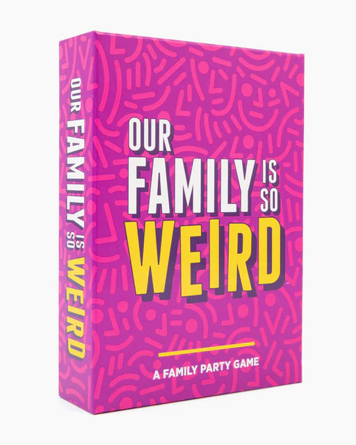 Our Family Is Weird party game by DSS Games with 150 prompt cards for funny family game night