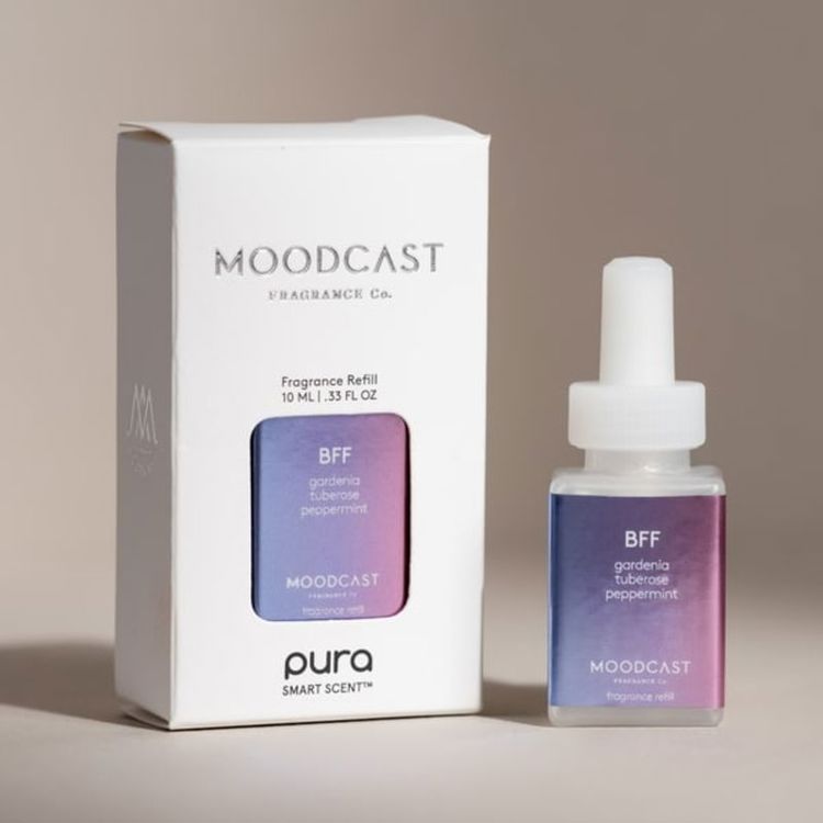 Pura smart scent frangrance refill in the scent BFF from Moodcast
