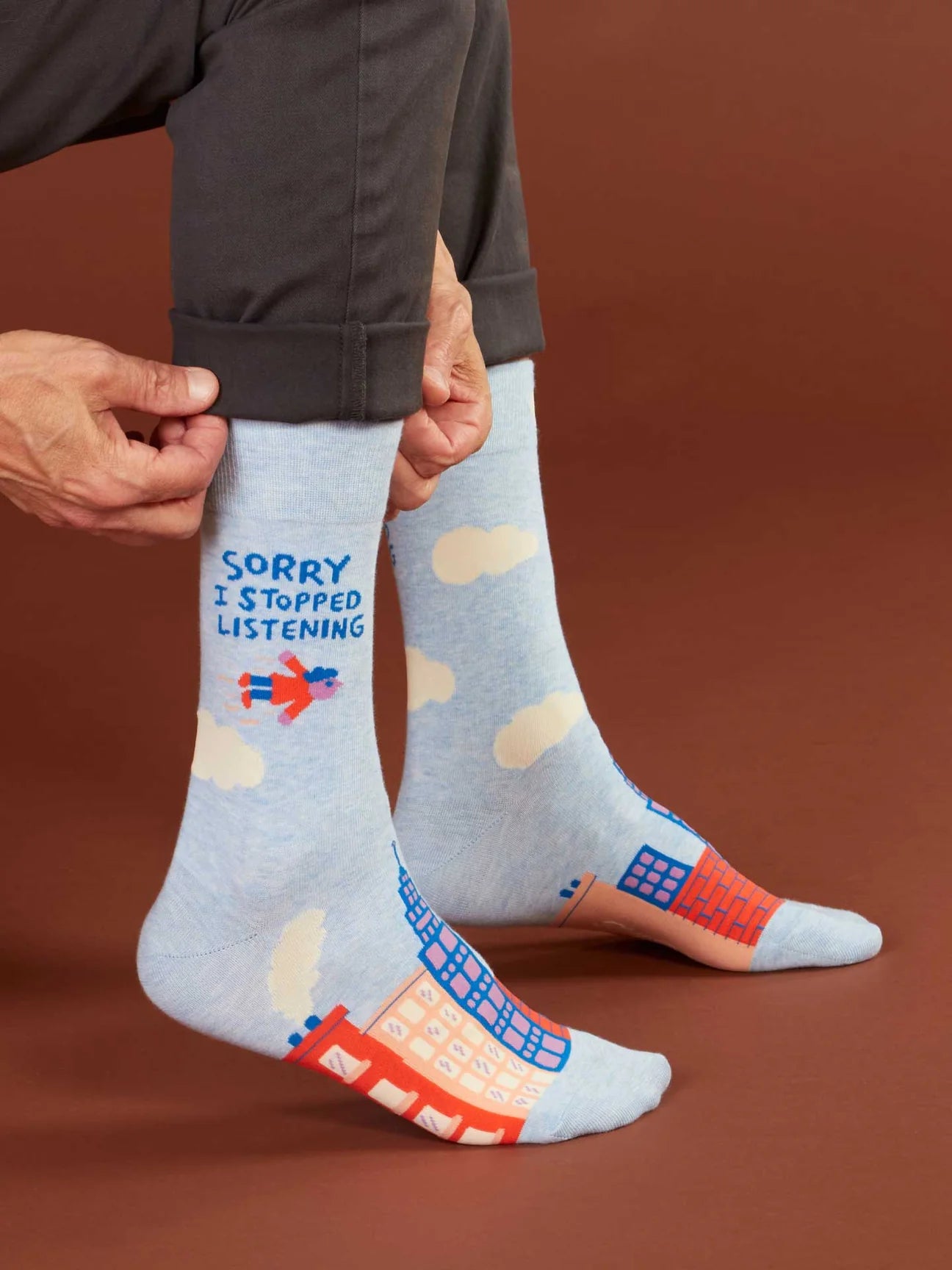 Stopped Listening Men's Socks