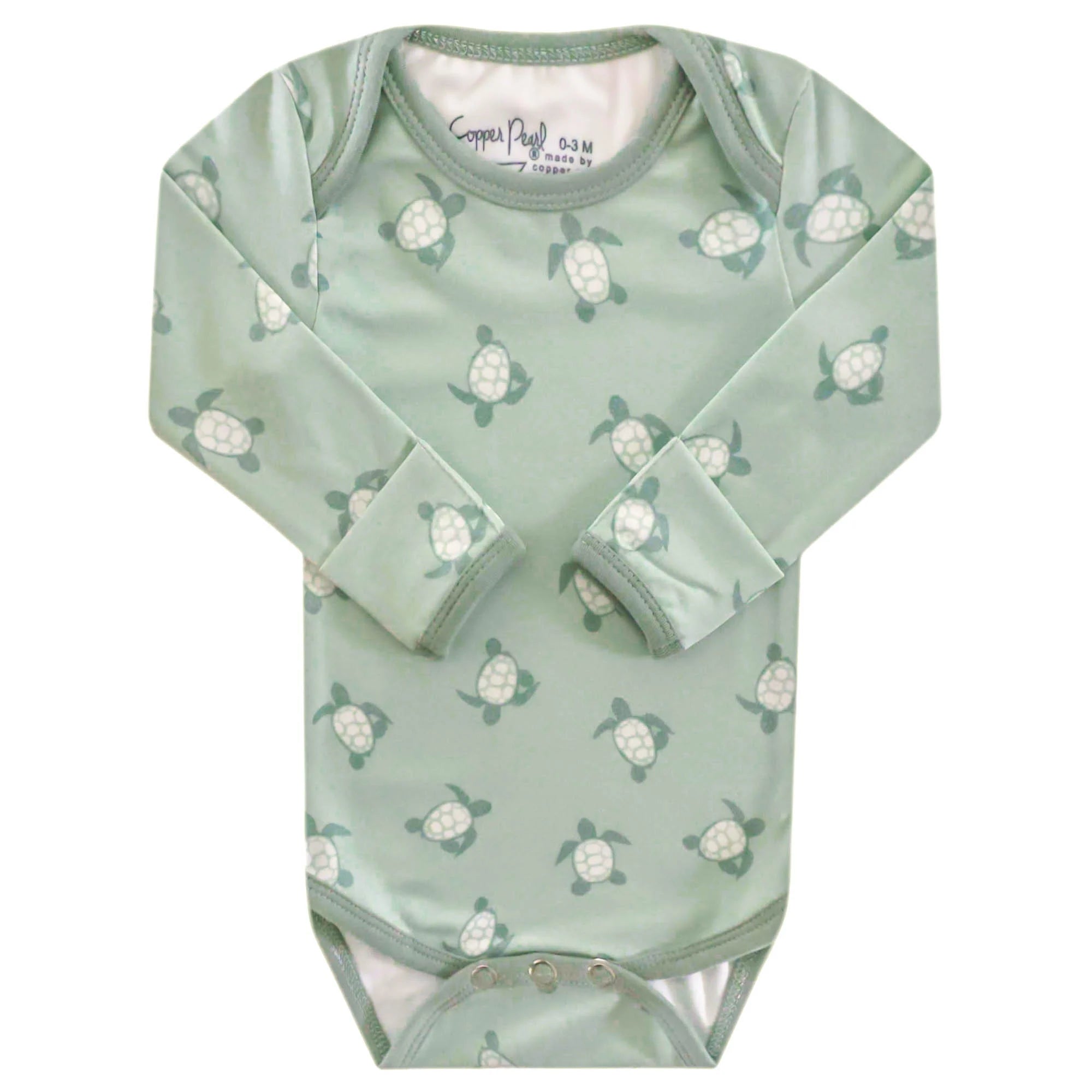 Wade Copper Pearl Long Sleeve Bodysuit