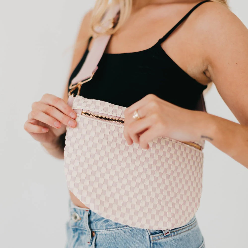 Westlyn Woven Bum Bag Blush