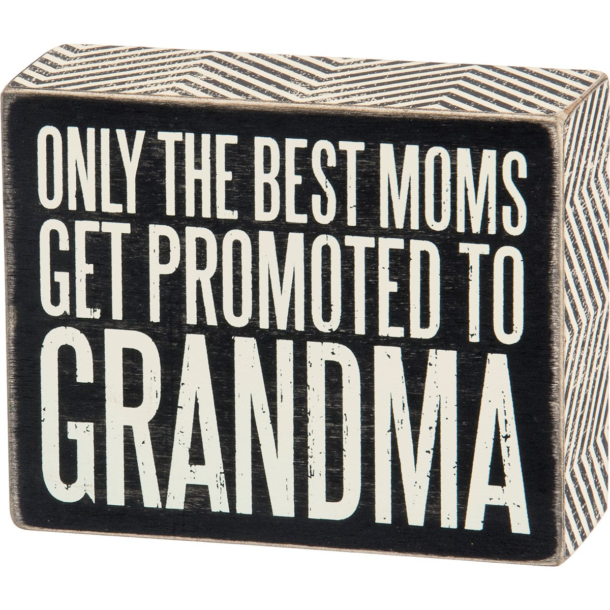 Promoted to Grandma Box Sign