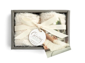 Women's Fuzzy Giving Socks Cream