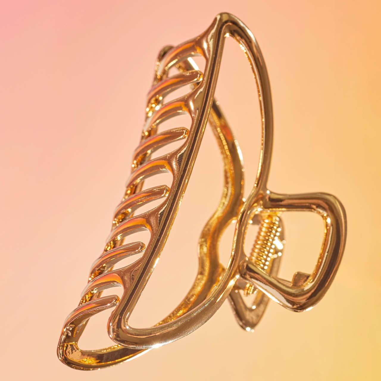 Kitsch Open Shape Claw Clip – Gold