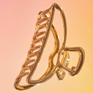 Kitsch Open Shape Claw Clip – Gold
